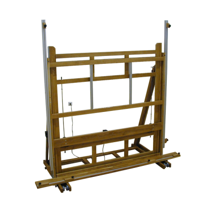 Electric wooden easel for very large formats VLF Chassitech