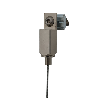 Self gripping cable suspender for ceiling rails for ø 1 mm to 1.8 mm cables - Chassitech