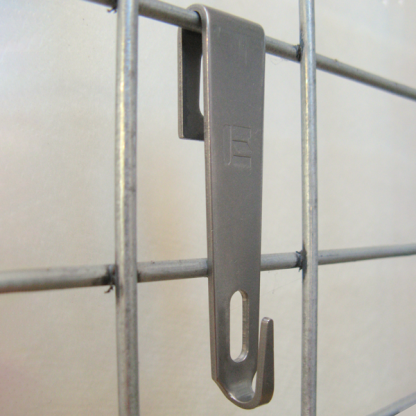 Stainless steel hook for storage grid Chassitech