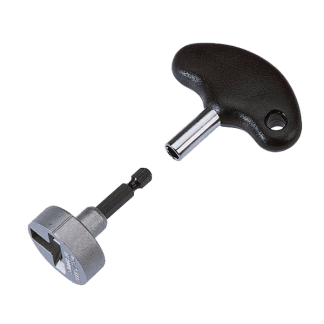 Screwing handle for screw hooks and pitons - Chassitech