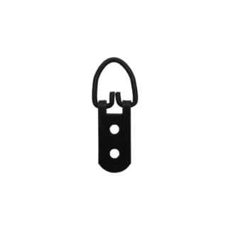 Attelle 2 trous ECO (16 mm) Acier finition noire.