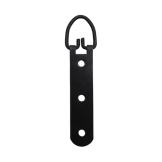 Attelle 3 trous ECO (16 mm) Acier finition noire.