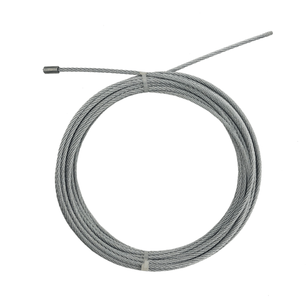 Câble acier ø 2,5 mm 1 embout serti – Longueur 6 m – Chassitech