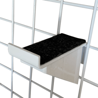 Bracket for storage grid with anti-slip pad small model