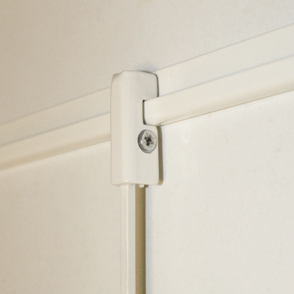 Anti-theft cap for J-rail hanging rod