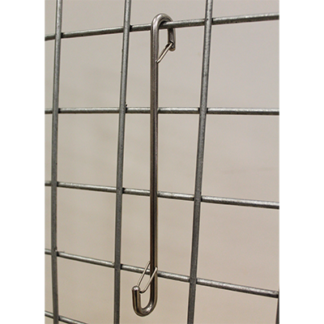 Crochet S inox extra-long et sécurisé